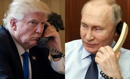 Convorbirea Trump-Putin este în curs de desfășurare, afirmă Casa Albă
Convorbirea Trump-Putin este în curs de desfășurare, afirmă Casa Albă