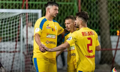 Debut victorios pentru România la CM de Minifotbal din Baku. Gol a la Zidane pentru tricolori
