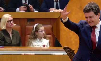 Toate privirile pe fetița lui Nicușor Dan: Ce a făcut micuța în ziua învestirii tatălui, în absența mamei