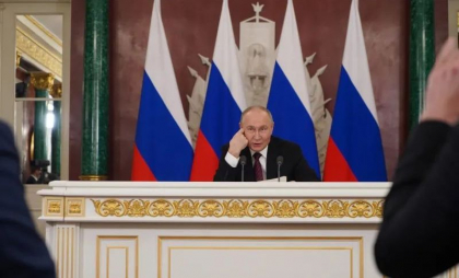 Kremlinul anunță condiția pusă de Vladimir Putin pentru a accepta discuții directe cu Volodimir Zelenski și Donald Trump
Kremlinul anunță condiția pusă de Vladimir Putin pentru a accepta discuții directe cu Volodimir Zelenski și Donald Trump