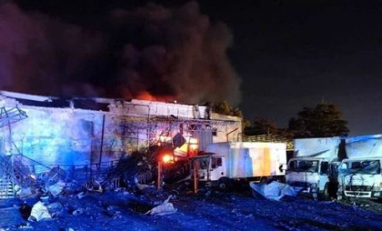 Atac masiv aerian al Rusiei asupra Ucrainei: Harkovul și Odesa, lovite de rachete și drone Shahed. Depou de transport public și centru logistic, distruse - VIDEO Atac masiv aerian al Rusiei asupra Ucrainei: Harkovul și Odesa, lovite de rachete și drone Shahed. Depou de transport public și centru logistic, distruse - VIDEO