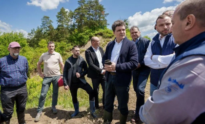 Mesajul și fotografiile postate de Nicușor Dan pe rețele după ce a fost la Salina Praid