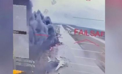 Rusia sugerează că SUA și Marea Britanie ar fi ajutat Ucraina să lovească bazele aeriene rusești
Rusia sugerează că SUA și Marea Britanie ar fi ajutat Ucraina să lovească bazele aeriene rusești