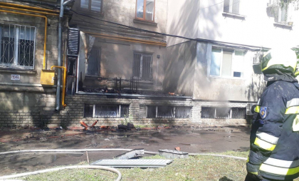 Incendiu într-un local de pe strada Grigore Vieru din capitală: Patru echipe de pompieri au intervenit de urgență - FOTO/VIDEO
