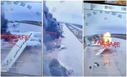 Noi detalii din operațiunea „Pânza de păianjen”. NATO a estimat câte avioane rusești au fost lovite sau distruse
