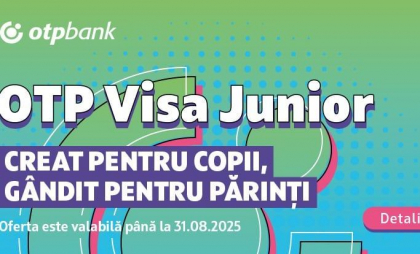 OTP Visa Junior – cardul care crește o dată cu copilul tău