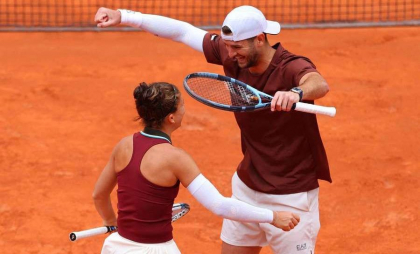 Victorie italiană în turneul de dublu mixt de la Roland Garros Victorie italiană în turneul de dublu mixt de la Roland Garros