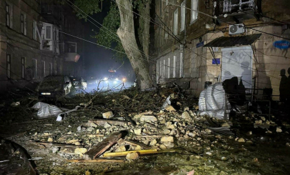 Bombardamente masive asupra Kievului și Odesei. O maternitate a fost lovită de drone. Un civil a fost ucis - VIDEO