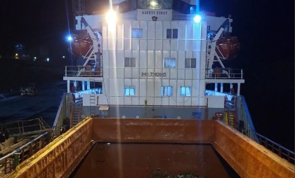 Grupul SOFILAREX, condus de Valentin Eșanu, exportă constant fier vechi prin Portul Giurgiulești - FOTO/VIDEO
