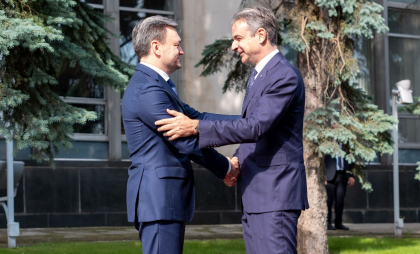 Dorin Recean, după întrevederea cu omologul său elen, Kyriakos Mitsotakis, aflat la Chișinău: „În curând, cetățenii ambelor țări vor beneficia de conversia reciprocă a permiselor de conducere” - FOTO
