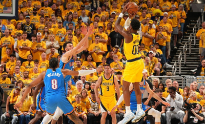 Bennedict Mathurin, eroul surprinzător al meciului cu numărul trei din finala NBA
Bennedict Mathurin, eroul surprinzător al meciului cu numărul trei din finala NBA