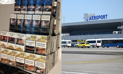 170 pachete de țigări nedeclarate - depistate în bagajele unui pasager care pleca spre Londra, de pe Aeroportul Internațional Chișinău 170 pachete de țigări nedeclarate - depistate în bagajele unui pasager care pleca spre Londra, de pe Aeroportul Internațional Chișinău