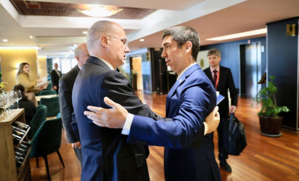 Viceprim-ministrul Mihai Popșoi s-a întâlnit cu omologul său din Albania, Igli Hasani. Despre ce au discutat oficialii 