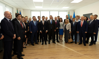 Ambasada Republicii Moldova la Astana, Republica Kazahstan, inaugurată oficial în prezența miniștrilor de externe ai celor două țări