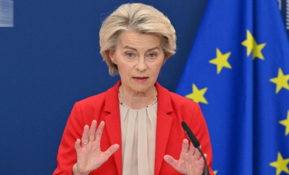 Ursula von der Leyen vine luni în Parlamentul European la dezbaterea moţiunii de cenzură
