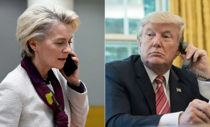 Von der Leyen a vorbit cu Donald Trump. „UE a rămas fermă”. Detalii din discuției, făcute publice
