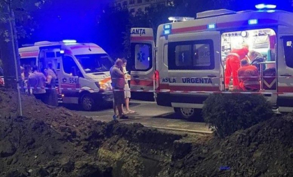 CNAMUP vine cu detalii despre starea persoanelor care au fost transportate la spital, după ce șoferul troleibuzului în care se aflau a frânat brusc
