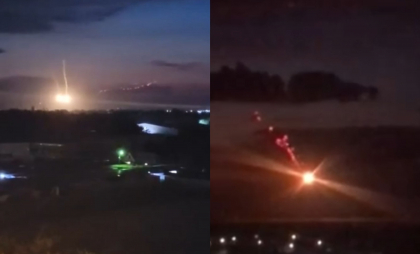 Explozii și focuri de armă în stânga Nistrului. Zona de Securitate: „Se presupune că au avut loc exerciții de combatere a țintelor aeriene”. Imagini surprinse de localnici - VIDEO 
