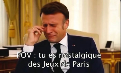 Emmanuel Macron, în lacrimi într-un montaj inedit la un an după JO Paris 2024. „Da, este AI" - VIDEO Emmanuel Macron, în lacrimi într-un montaj inedit la un an după JO Paris 2024. „Da, este AI" - VIDEO