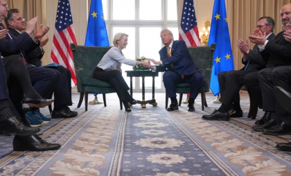 Acord comercial între UE și SUA, după luni de discuții tensionate. Anunțul făcut de Ursula von der Leyen și Donald Trump
Acord comercial între UE și SUA, după luni de discuții tensionate. Anunțul făcut de Ursula von der Leyen și Donald Trump