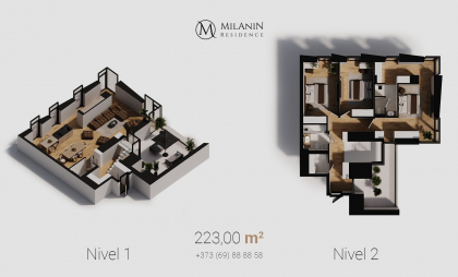 Penthouse pe două niveluri cu terasă și cea mai frumoasă panoramă asupra orașului — noul tău stil de viață la Rîșcani Penthouse pe două niveluri cu terasă și cea mai frumoasă panoramă asupra orașului — noul tău stil de viață la Rîșcani