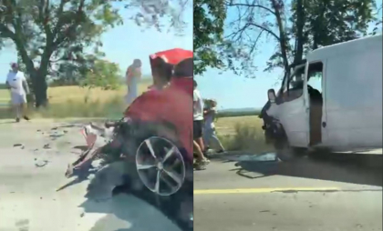 CNAMUP vine cu detalii despre accidentul de la Leova: „Trei ambulanțe au intervenit.” Trei persoane, printre care o adolescentă și un copil - transportați la spital 