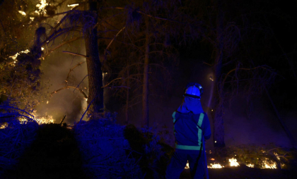 Al treilea deces provocat de incendiile din Spania. Căldura extremă sufocă Europa