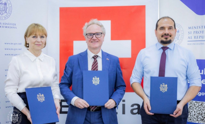 Elveția oferă circa 5,4 milioane de euro pentru susținerea proiectului „Viață sănătoasă” în Republica Moldova, destinat reducerii poverii bolilor netransmisibile