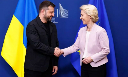 Von der Leyen: „Ucraina trebuie să devină un arici de oțel”. Șefa CE a anunțat noile măsuri de susținere a Kievului. Ce a spus Zelenski despre Moldova
Von der Leyen: „Ucraina trebuie să devină un arici de oțel”. Șefa CE a anunțat noile măsuri de susținere a Kievului. Ce a spus Zelenski despre Moldova