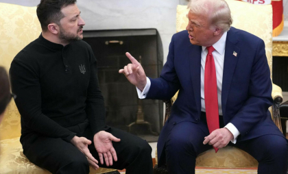 Un designer de modă ucrainean crede că Zelenski va purta un costum militar la întâlnirea cu Trump, ca să nu-l enerveze
Un designer de modă ucrainean crede că Zelenski va purta un costum militar la întâlnirea cu Trump, ca să nu-l enerveze