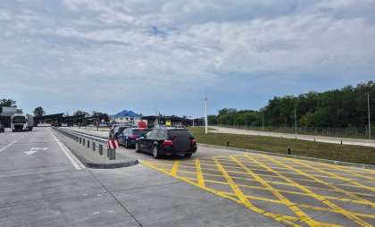 Atenție, călători. Trafic intensiv la vama Sculeni la ieșirea din Republica Moldova