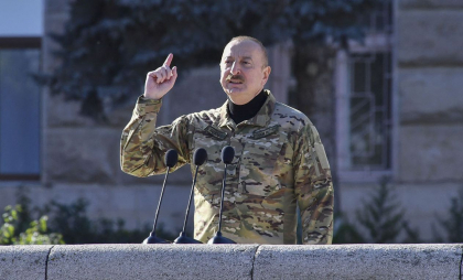 Președintele Azerbaidjanului se pregătește de un potențial război, după ce propagandiștii ruși amenință că vor lansa o „nouă operațiune militară specială” în Caucaz