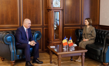Maia Sandu s-a întâlnit cu premierul român Ilie Bolojan. Despre ce au discutat