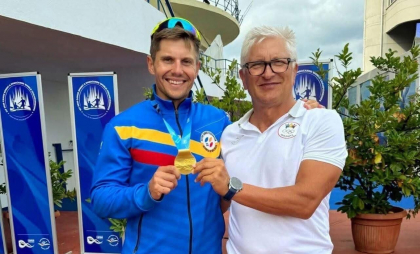 Maia Sandu îl felicită pe Serghei Tarnovschi: Este din nou învingător și a obținut o medalie de aur și una de bronz la Campionatele Mondiale de caiac-canoe de la Milano - FOTO