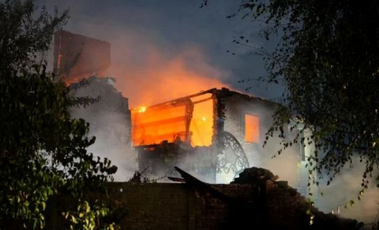 O dronă rusă atacă pompierii din Kramatorsk. Regiunea Zaporojie, vizată de drone și bombe aeriene - FOTO/VIDEO