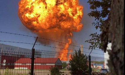 Explozie la un tren care transporta GPL în capitala Lituaniei. Evacuări masive în jurul gării