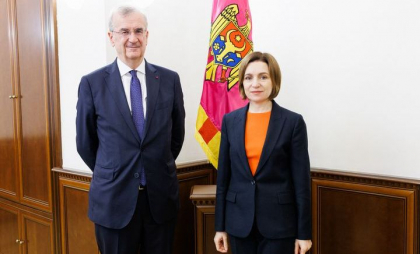 Maia Sandu s-a întâlnit cu guvernatorul Băncii Franței și cu liderul celui mai mare partid din Adunarea Națională a Franței. Despre ce au discutat