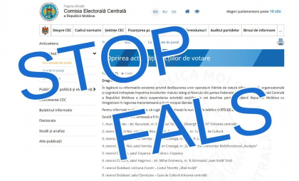 Stop, fals. CEC dezminte informațiile despre închiderea secțiilor de votare pentru cetățenii din stânga Nistrului