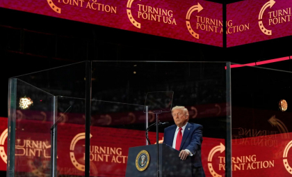 Donald Trump, discurs dur la funeraliile lui Charlie Kirk: „Aici nu am fost de acord cu el”