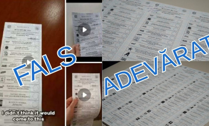 CEC dezminte categoric un nou fals apărut online: toate buletinele de vot prin corespondență conțin toți cei 23 de concurenți electorali înregistrați oficial