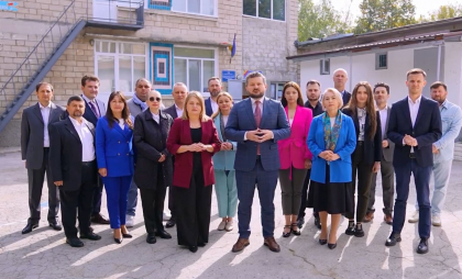 Dragoș Galbur a mers la vot împreună cu echipa. Ce declarații a făcut - VIDEO
