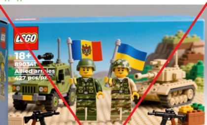 Propagandiștii ruși încearcă să influențeze alegerile din Moldova cu ajutorul unui set fals de joc Lego Propagandiștii ruși încearcă să influențeze alegerile din Moldova cu ajutorul unui set fals de joc Lego