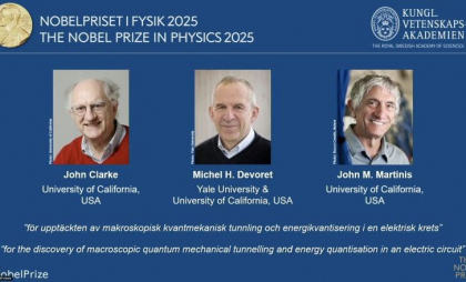 Premiul Nobel pentru Fizică pe anul 2025 a fost câștigat de trei cercetători: John Clarke, Michel H. Devoret și John M. Martinis - VIDEO