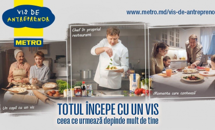METRO Moldova continuă să inspire antreprenorii locali prin campania „Vis de Antreprenor”