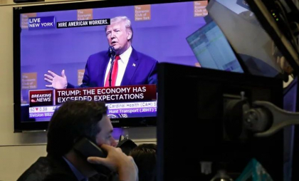 Bursa americană se prăbuşeşte după ce Trump a ameninţat cu tarife uriaşe pentru China