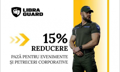 REDUCERE 15% LA SERVICIILE DE PAZĂ PENTRU EVENIMENTE CORPORATE ȘI DE CRĂCIUN – LIBRA GUARD