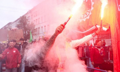 Proteste în Belgia față de politicile guvernului: zecii de mii de oameni ieșiți în stradă și ciocniri cu poliția - VIDEO 
