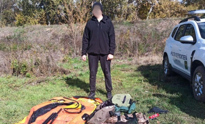 Un ucrainean a încercat să ajungă cu barca în Moldova. Ce spun polițiștii de frontieră