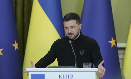 Zelenski se declară pregătit să-l întâlnească pe Putin. Îl compară pe președintele rus cu organizația teroristă Hamas
