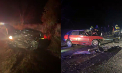 Tragedie pe șoselele din Sîngerei: Două persoane au murit pe loc în urma unui impact frontal devastator între două automobile